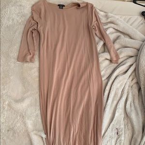 nude tight sexy dress